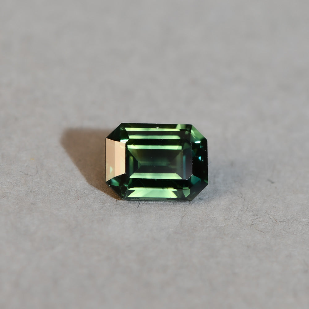 Australian Sapphire Emerald 1=2.13ct Banded Teal Parti