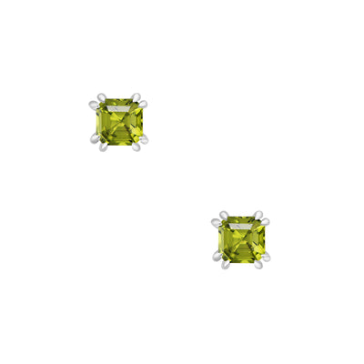 Melba Square Emerald Earrings