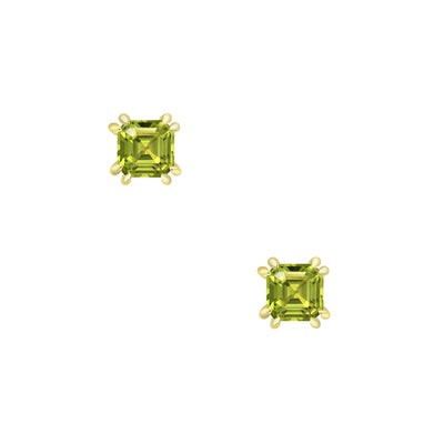 Melba Square Emerald Earring