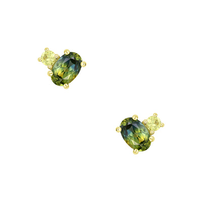 Toi Et Moi Oval Earrings