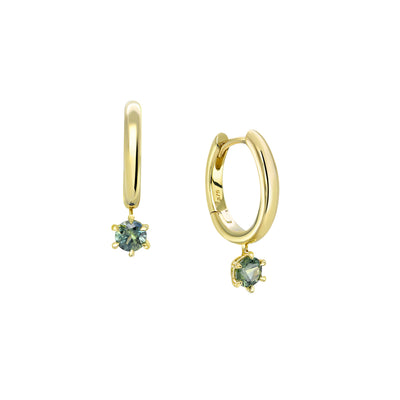 June Round Earrings