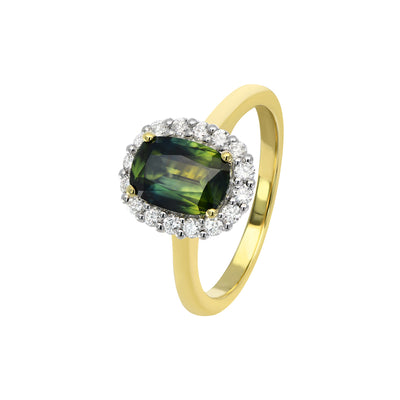 Classic Halo Cushion Ring