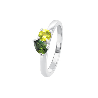 La Deux Pear Ring