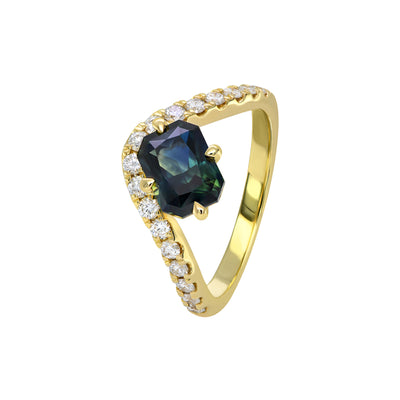 Elysia Emerald Ring