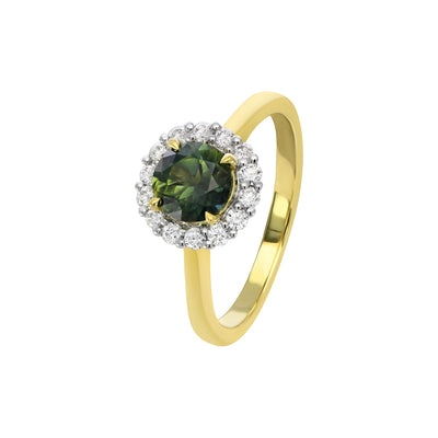 Classic Halo Round Ring
