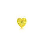 Australian Sapphire Heart 1 Deep Yellow