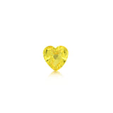 Australian Sapphire Heart 1 Deep Yellow