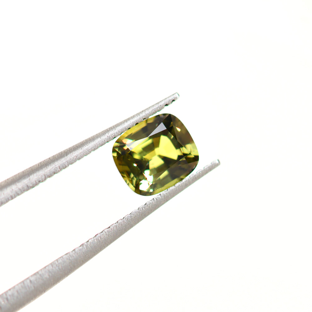 Australian Sapphire Cushion 1 Green
