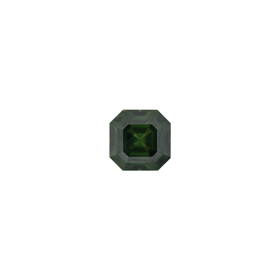 Australian Sapphire Square Emerald 1=1.49ct Green