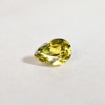 Australian Sapphire Pear 1 Deep Yellow