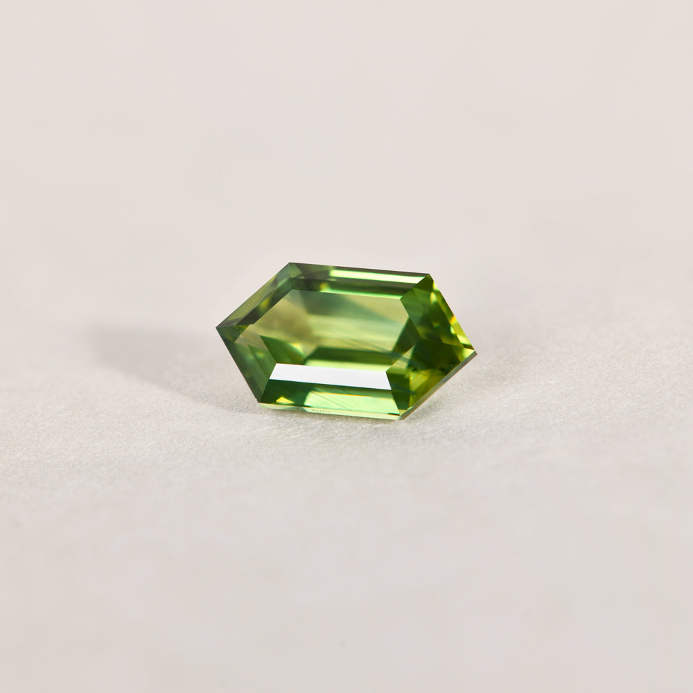 Australian Sapphire Hexagon 1 Light Green
