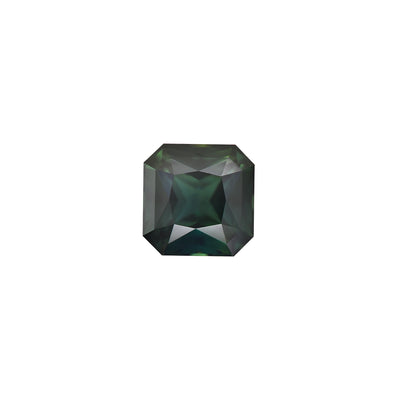 Australian Sapphire Square Radiant 1=4.65ct Blueish Teal