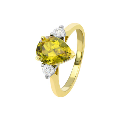 Endota Pear Sapphire Ring
