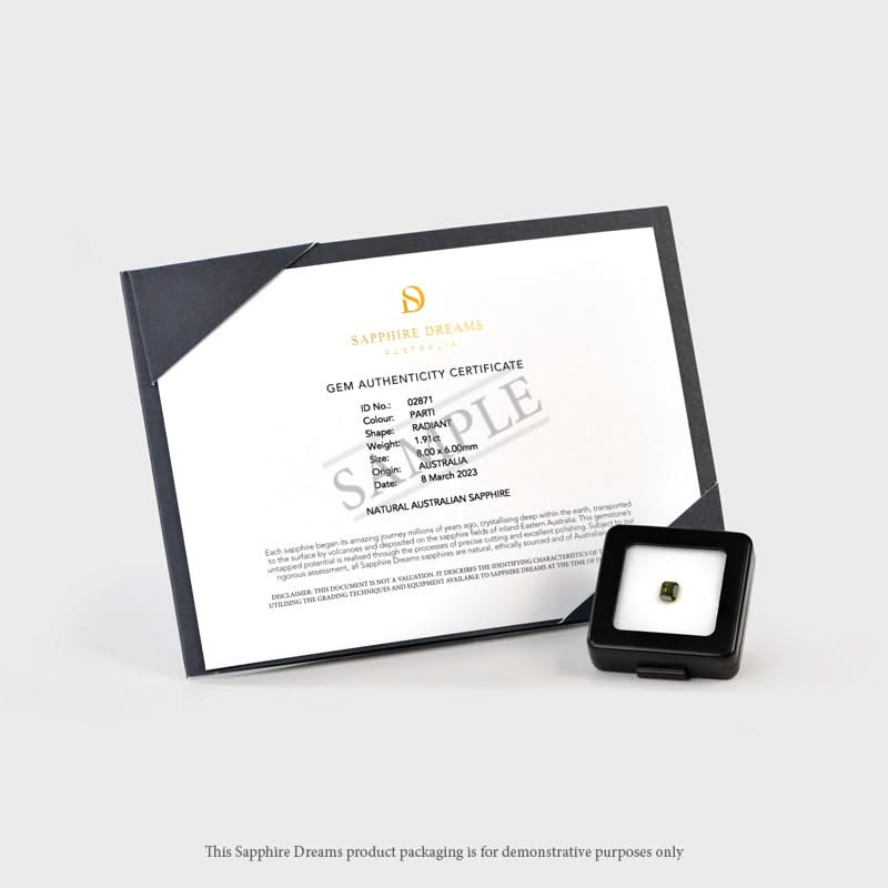 Australian Sapphire Baguette 1 Green