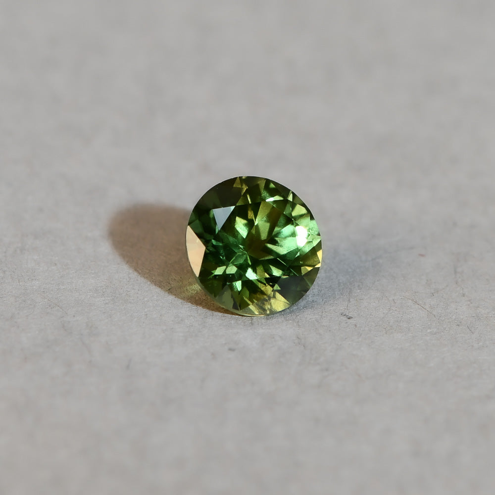Australian Sapphire Round 1=1.50ct Green