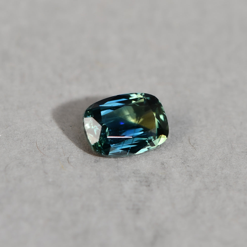 Australian Sapphire Cushion 1=1.10ct Blue Parti