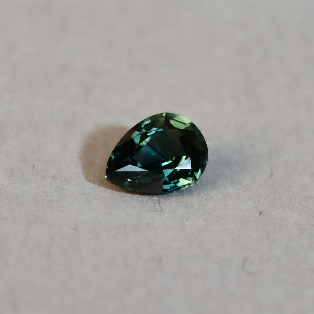 Australian Sapphire Pear 1=1.41ct Blue Parti