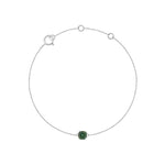Sadie Square Emerald Bracelet