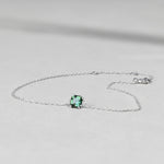 Sadie Square Emerald Bracelet