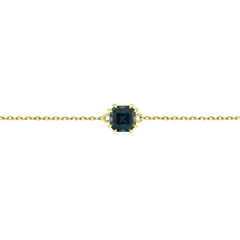 Sadie Square Emerald Bracelet