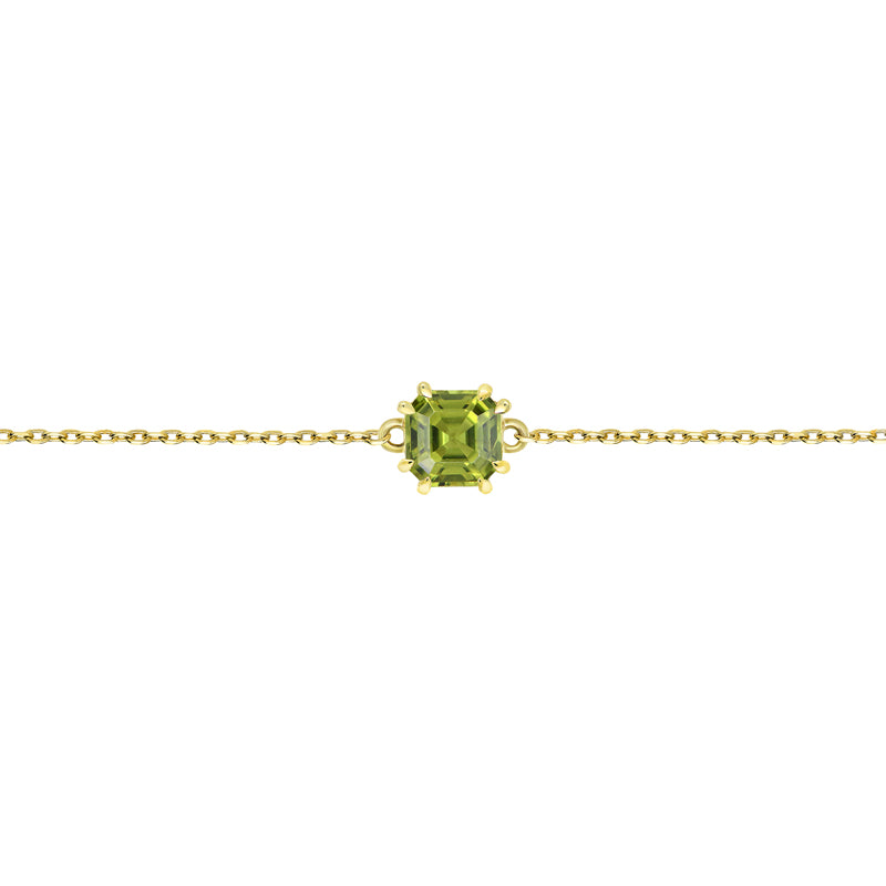 Sadie Square Emerald Bracelet