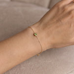 Sadie Square Emerald Bracelet