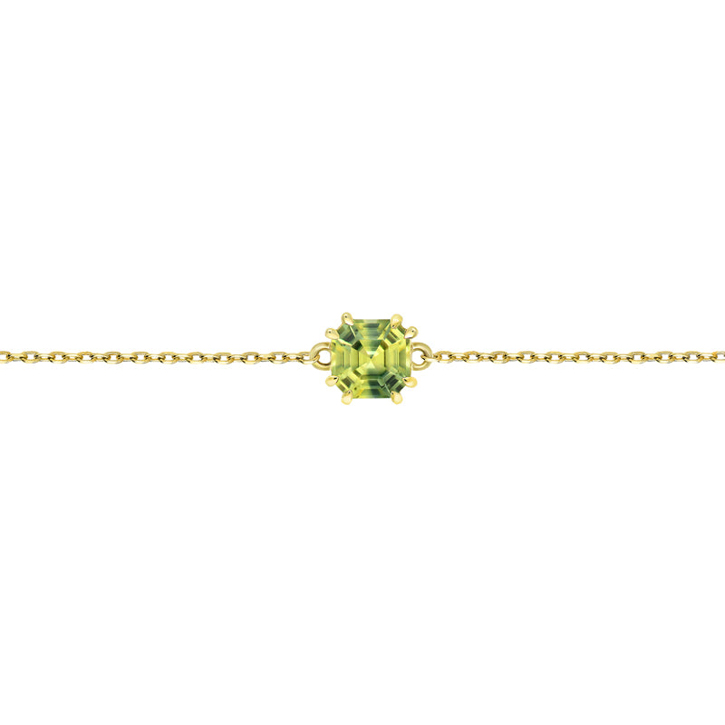 Sadie Square Emerald Bracelet
