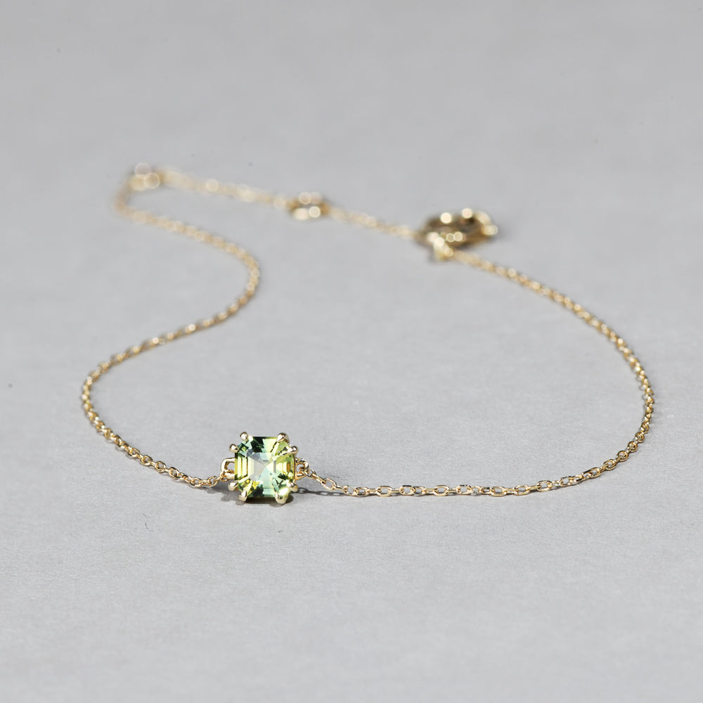 Sadie Square Emerald Bracelet
