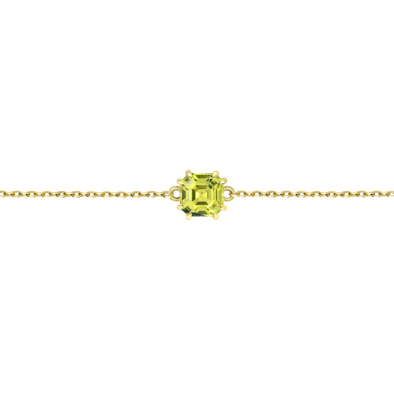 Sadie Square Emerald Bracelet