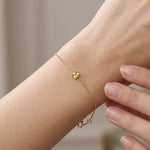 Sadie Square Emerald Bracelet