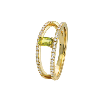 Marcella Emerald Sapphire Ring