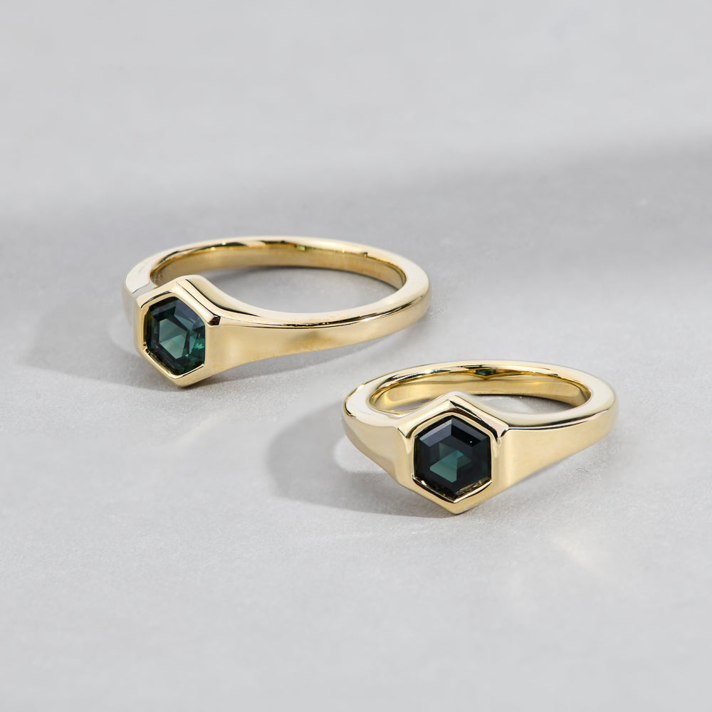 Ingrid Hexagon Ring