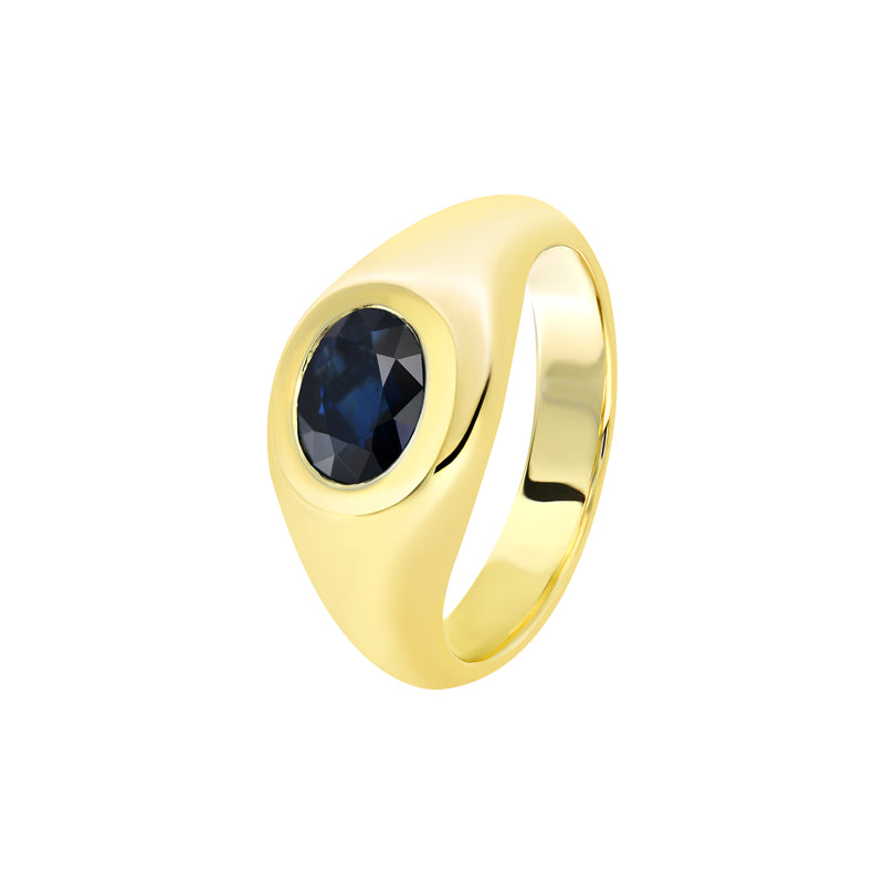 Avery Oval Sapphire Ring