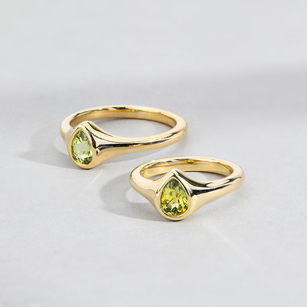 Ingrid Pear Ring