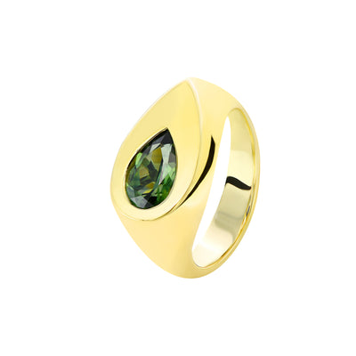 Avery Pear Sapphire Ring