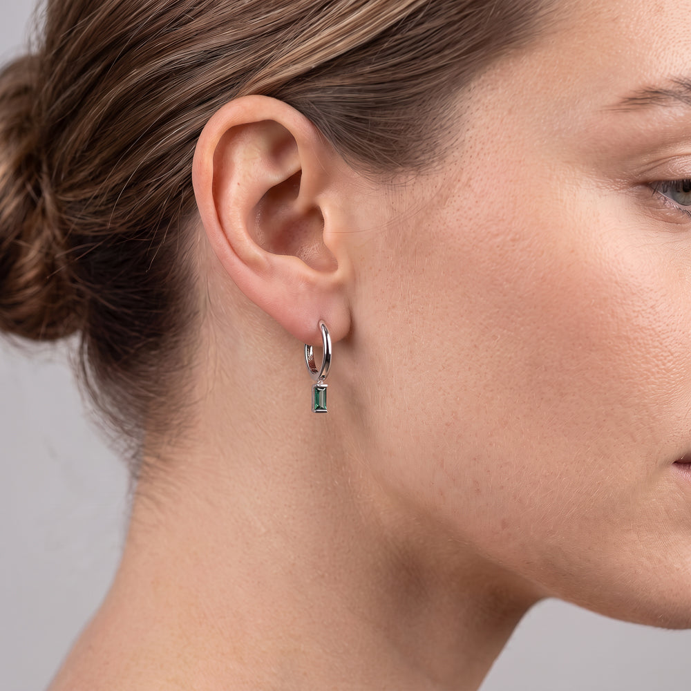June Baguette Earrings