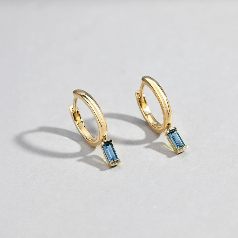 June Baguette Earrings