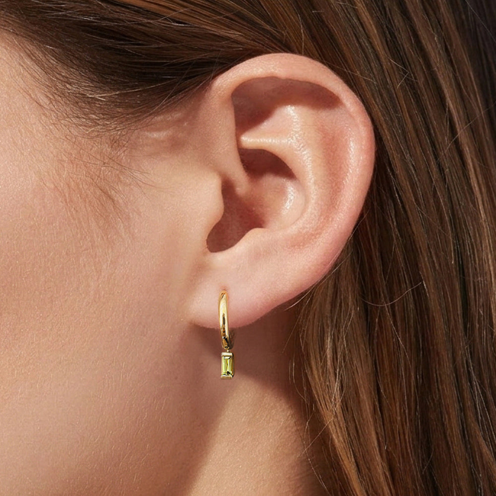 June Baguette Earrings