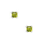 Melba Square Emerald Earrings