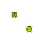Melba Square Emerald Earring