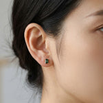 Melba Emerald Earrings