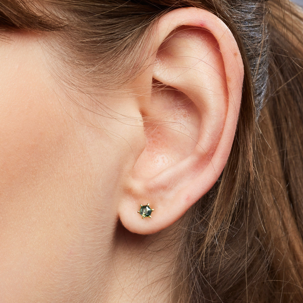 Melba Hexagon Earrings