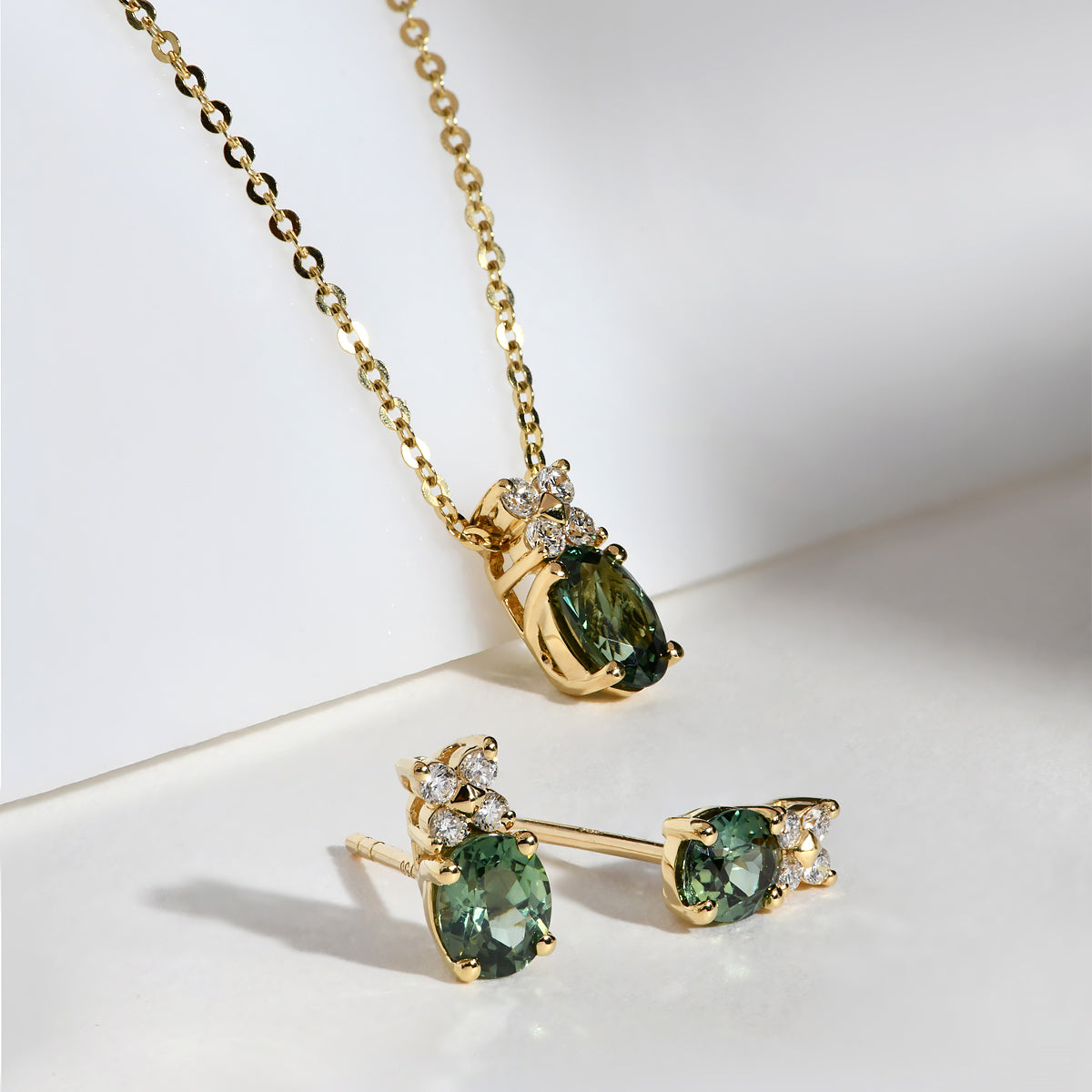 Toi Et Moi Oval Sapphire Earrings