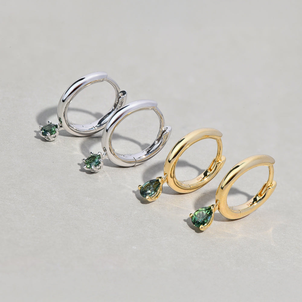 June Round Earrings