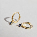 June Round Earrings