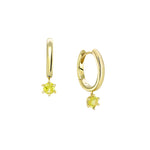 June Round Earrings