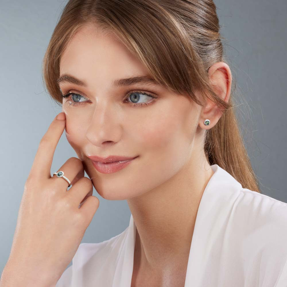 Clarissa Round Earrings