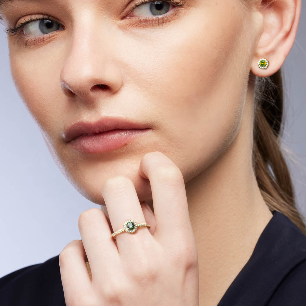 Clarissa Round Earrings