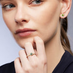 Clarissa Round Earrings