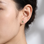 Melba Trilliant Earrings